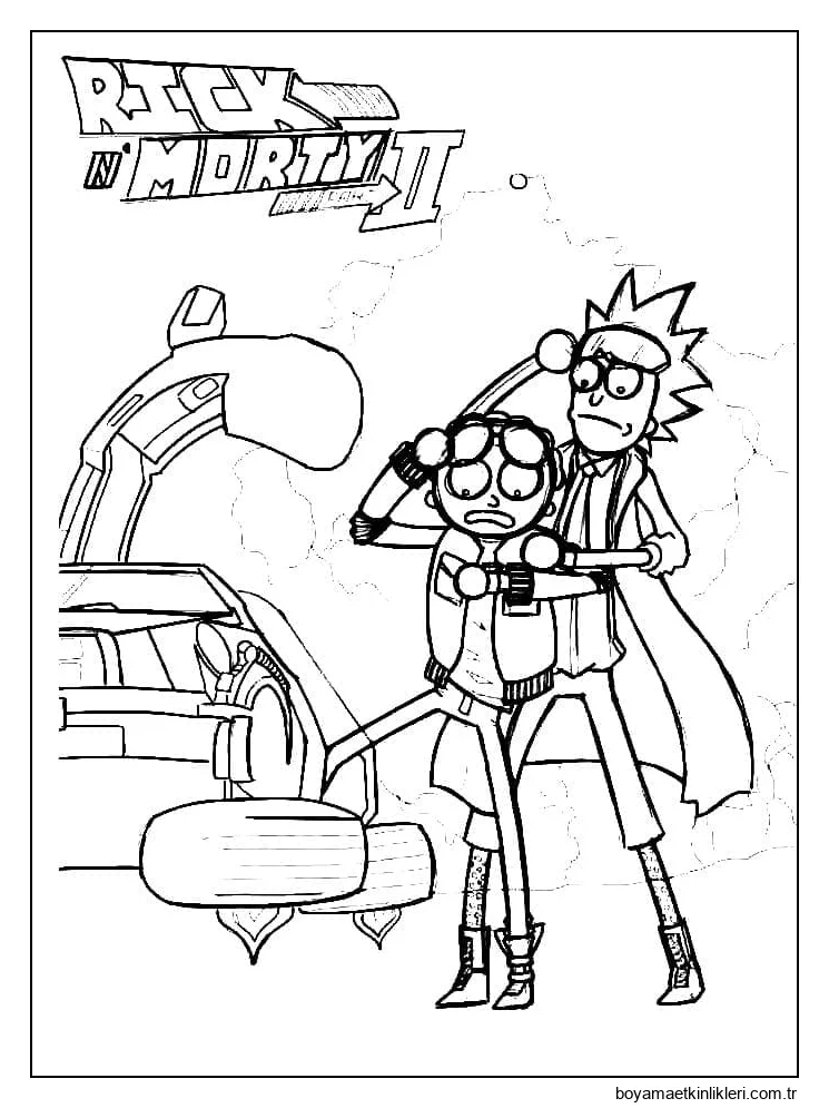 Rick ve Morty Sayfası Ücretsiz Resimler