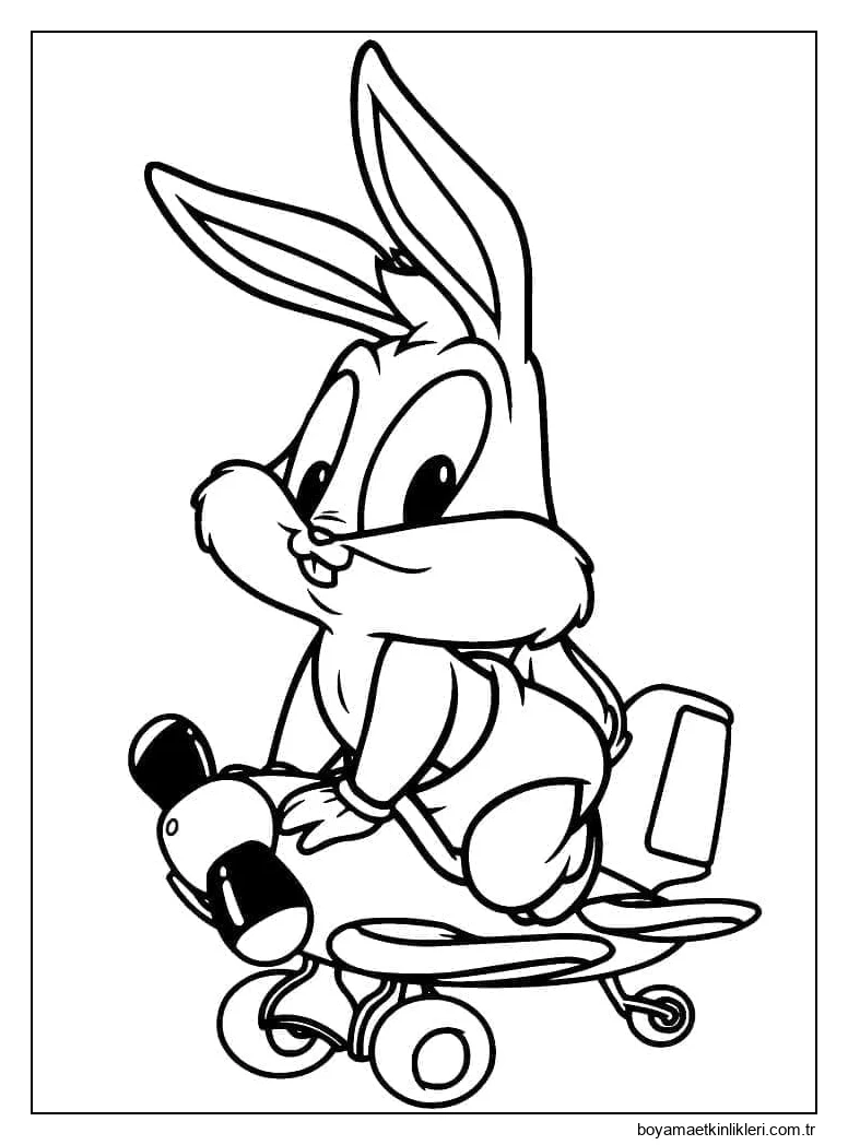 Sevimli bebek Bugs Bunny