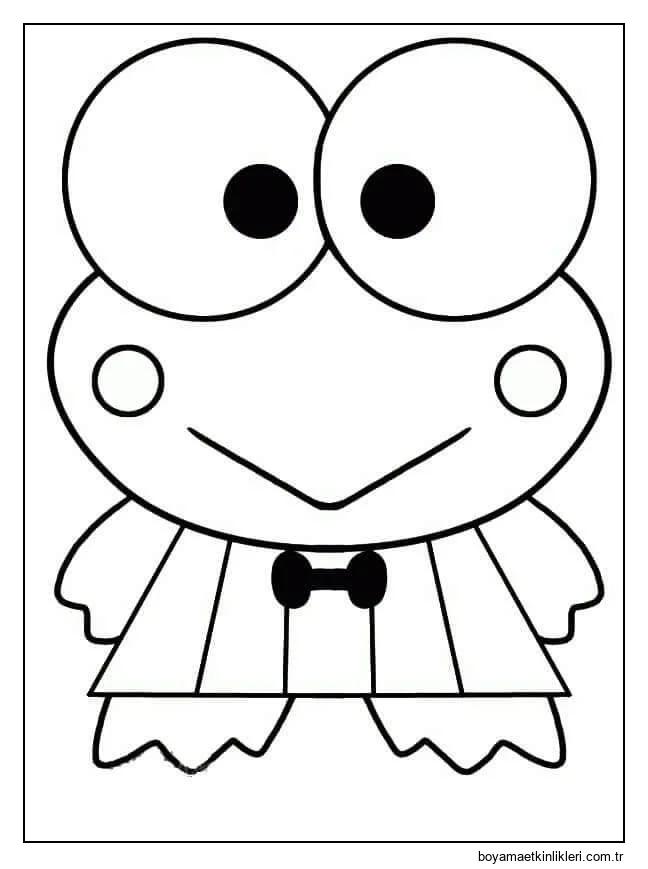 Sevimli Keroppi çiz