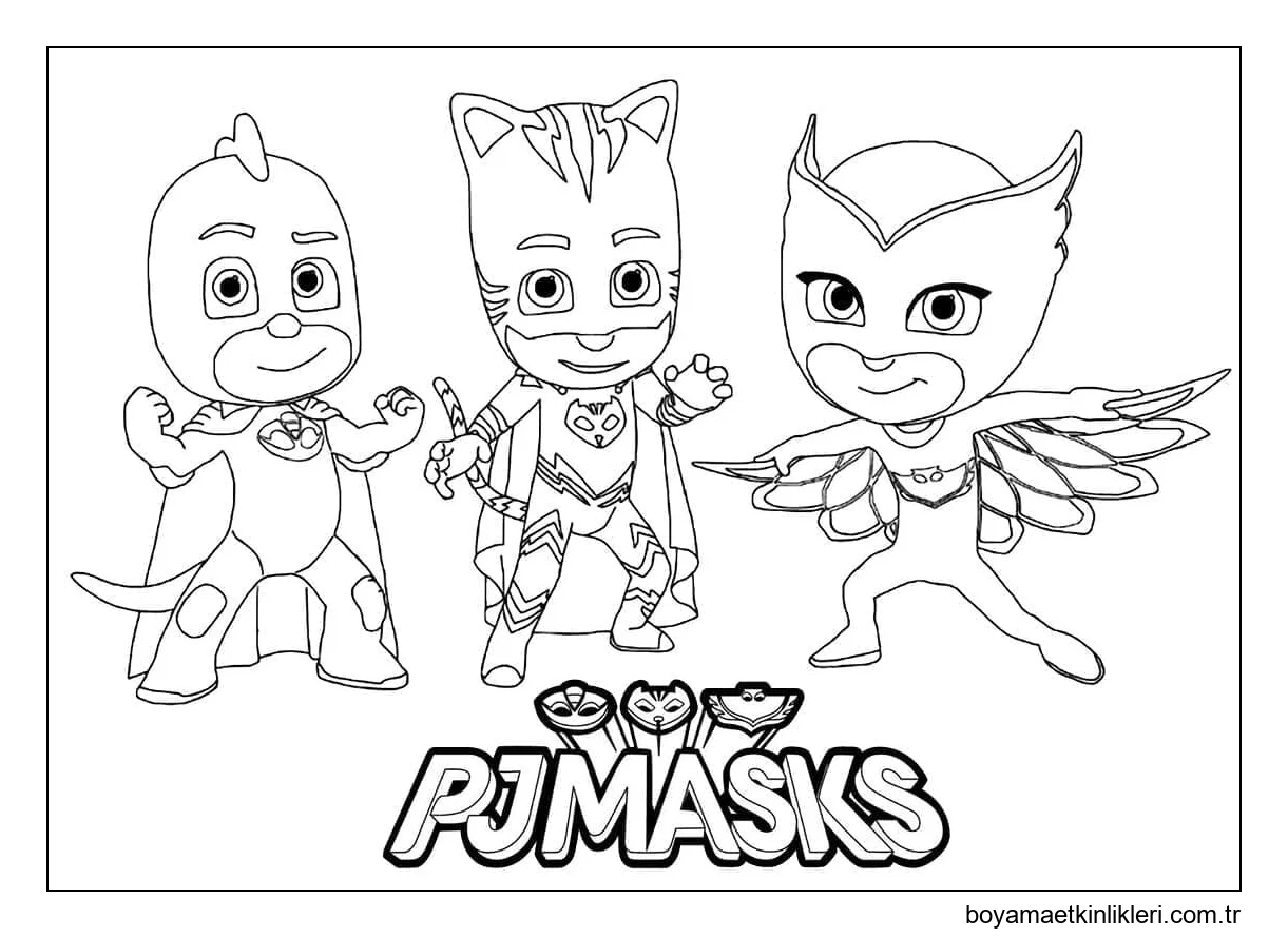 Sevimli pijama maskesi