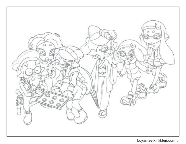 Splatoon Video Oyununun Tüm Kahramanları