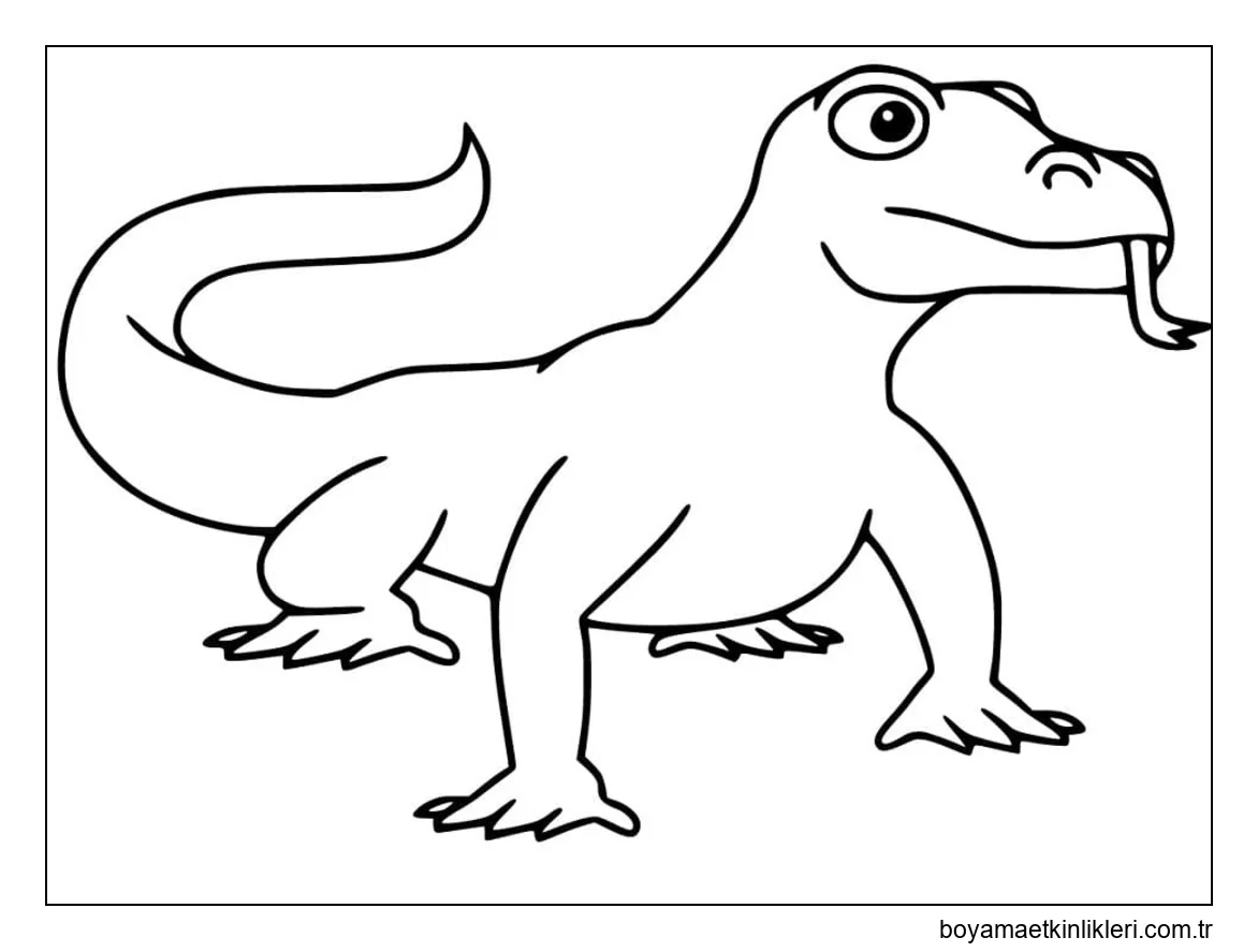 Temel Komodo Ejderi resim