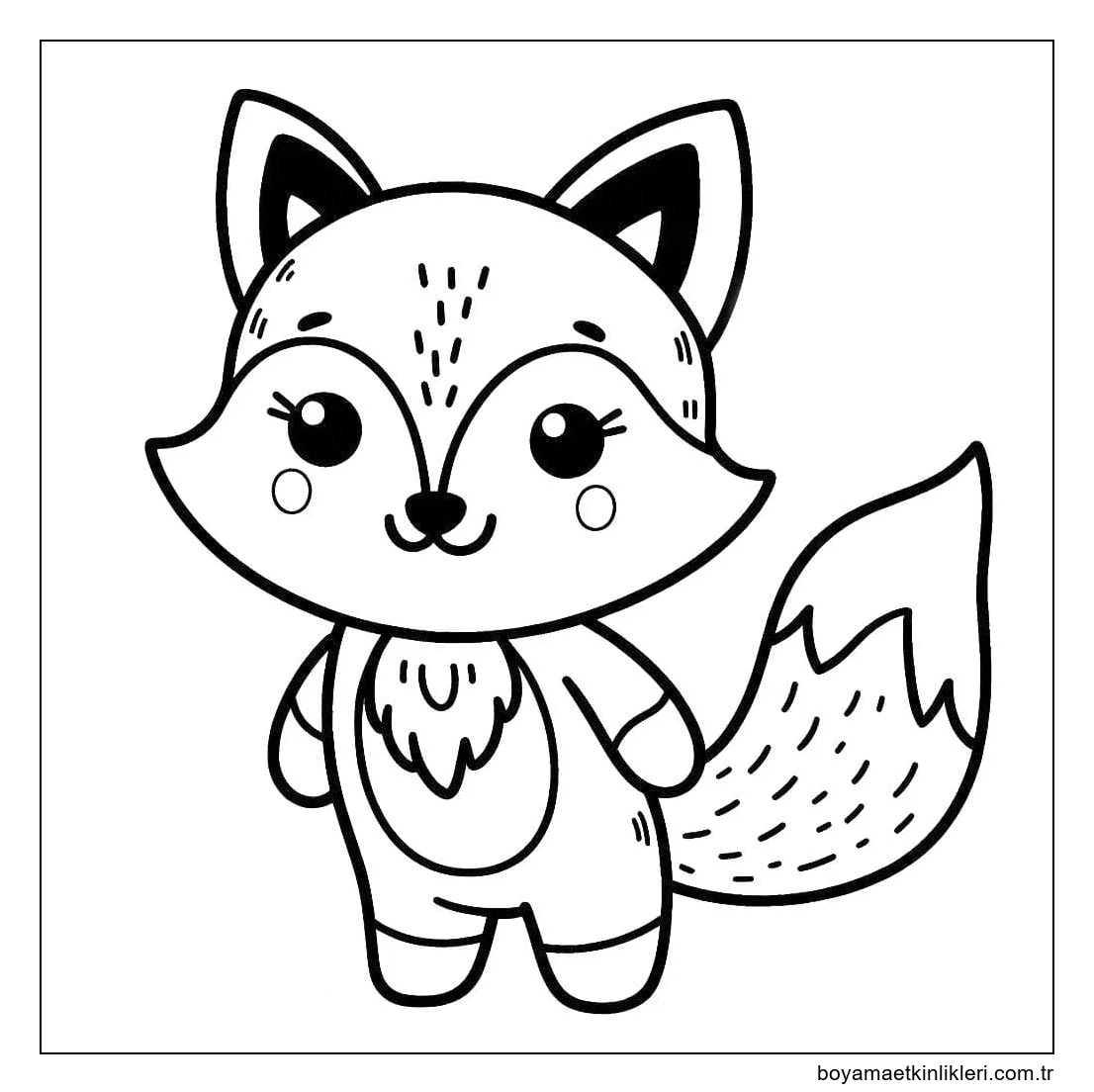 Tilki ücretsiz yazdırılabilir