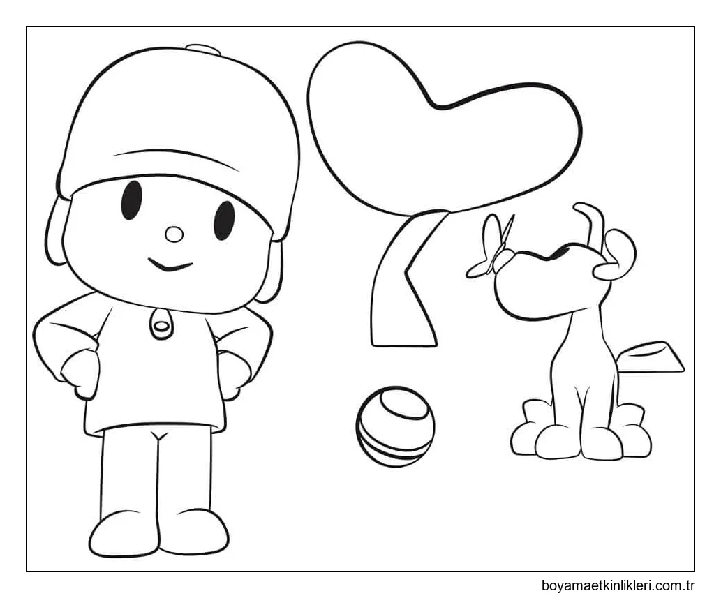 Top ile Loula ve Pocoyo