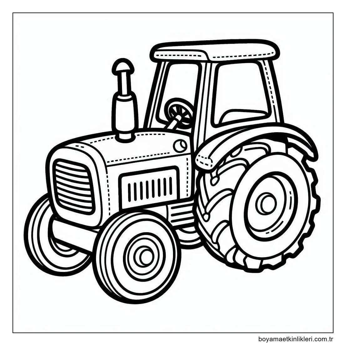 Traktör çizmek kolay