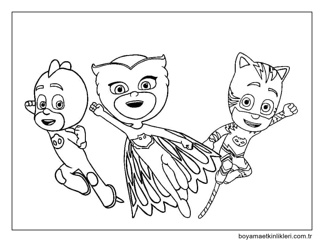 Uçan Pijamaskeliler görüntüsü