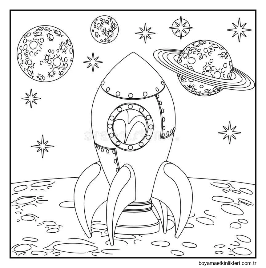 Uzay Gemisi ve Uzayda Üç Gezegen