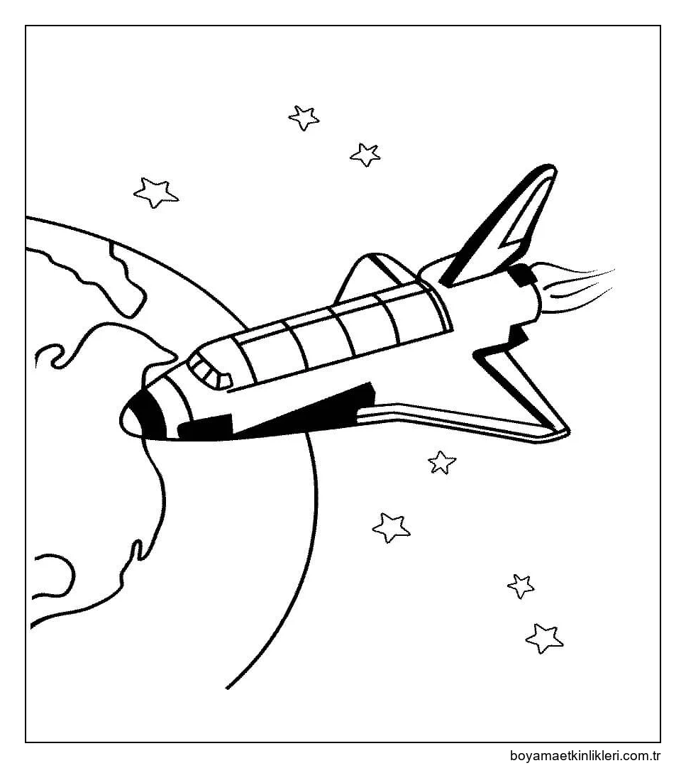 Uzay Gemisini Uzayda çizme