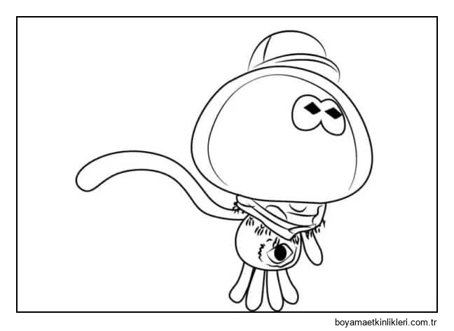 Uzun Dokunaçlı Komik Ahtapot