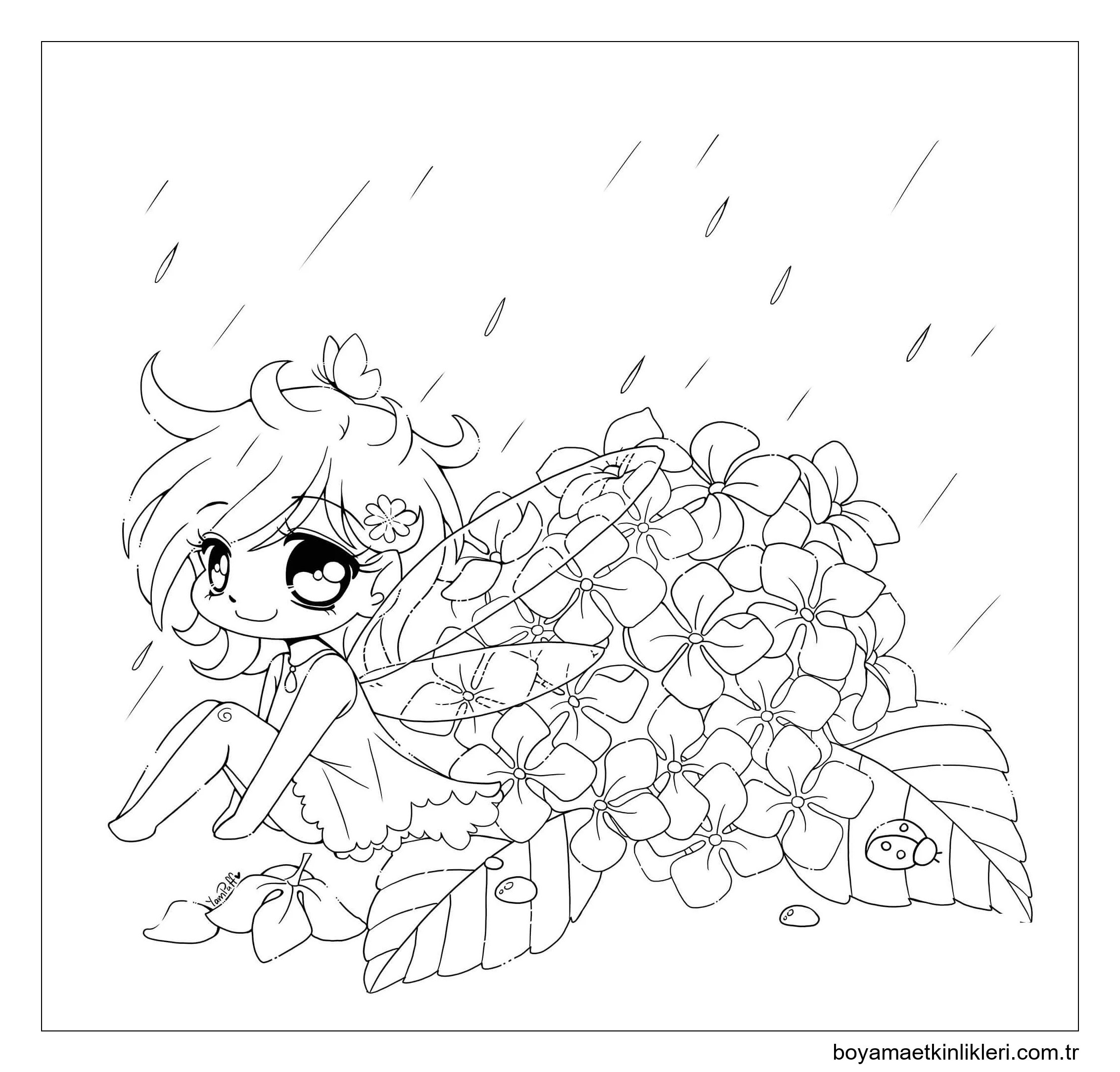 Yağmurda Kawaii Perisi