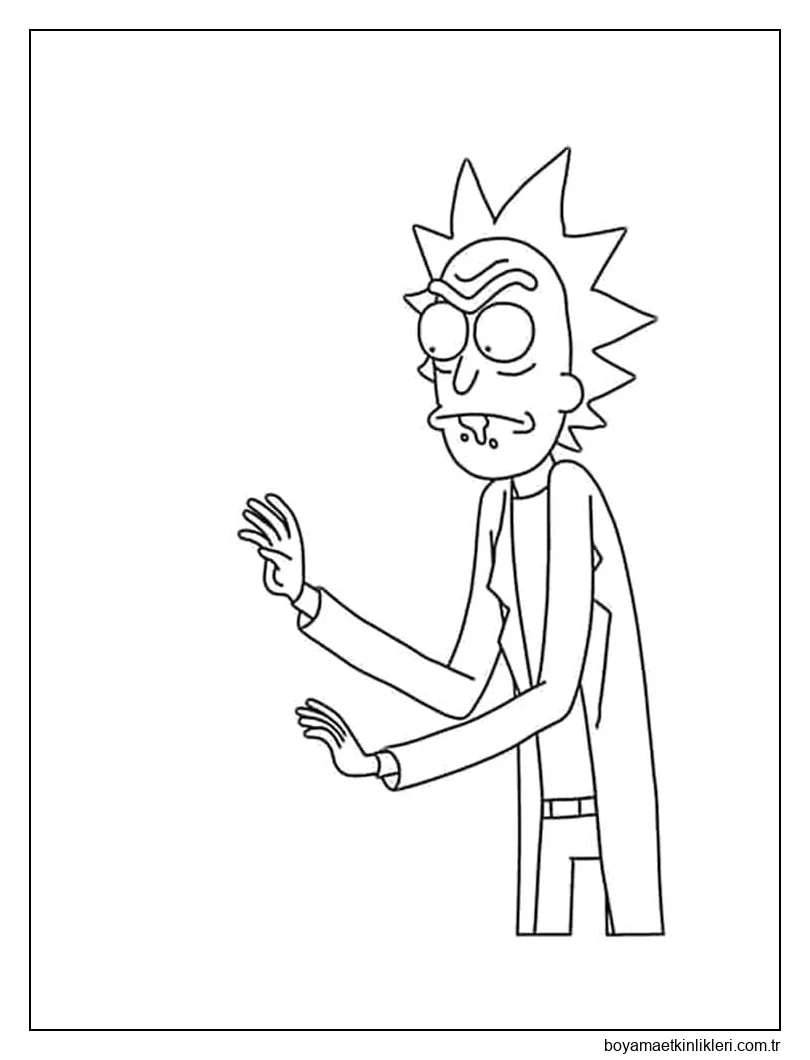 Yazdırılabilir Rick Sanchez