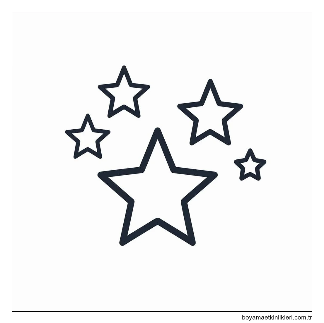 Yıldız çiz baskısı