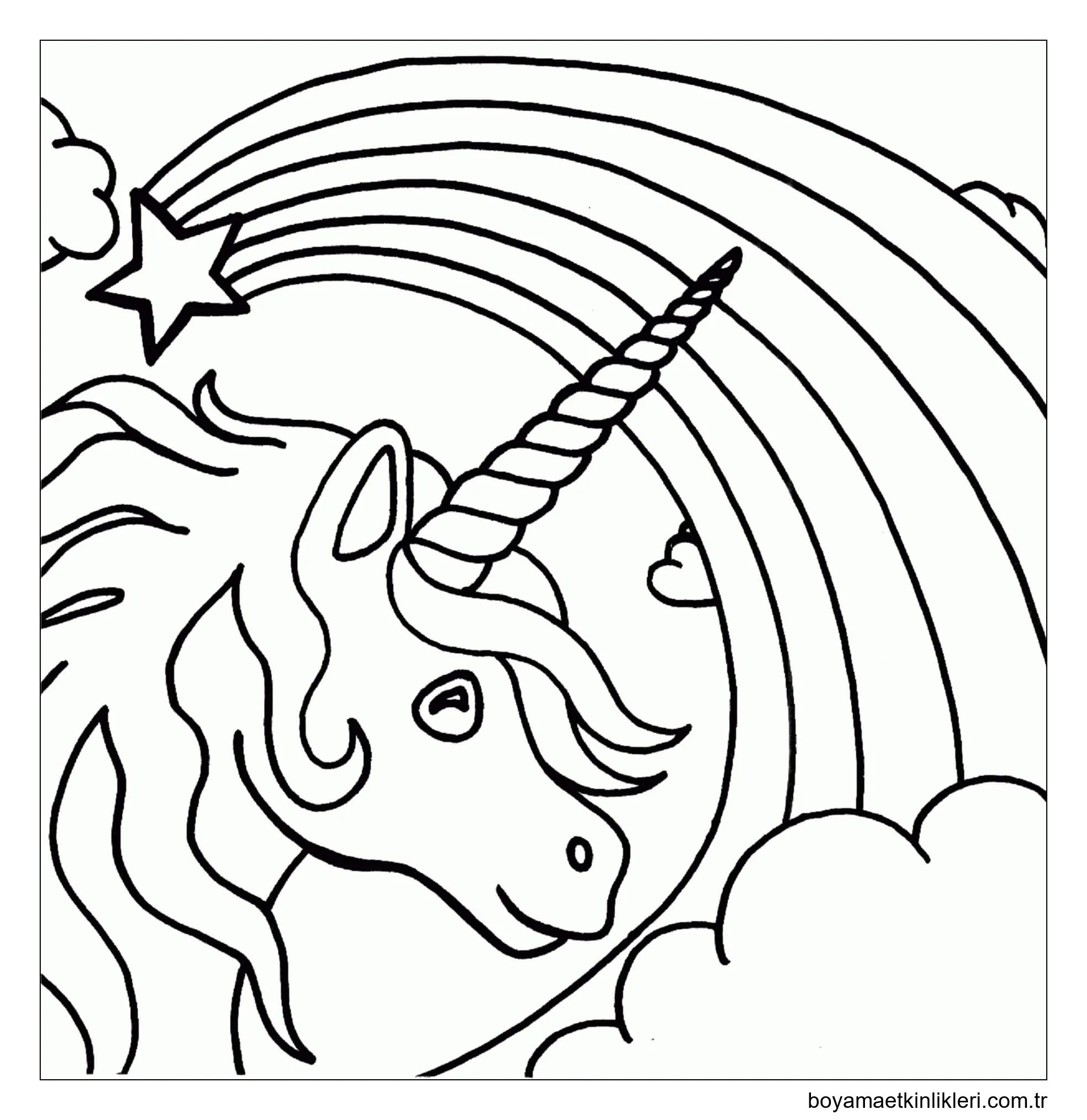 Yüz Tekboynuz Ve Gökkuşağı