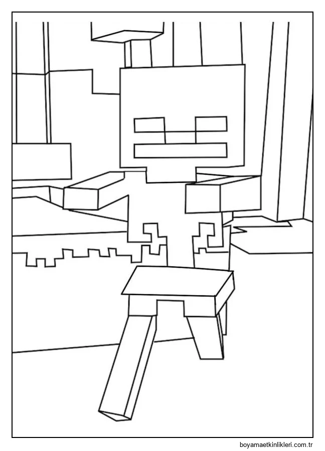 Zombi koşuyor, avını bekliyor.